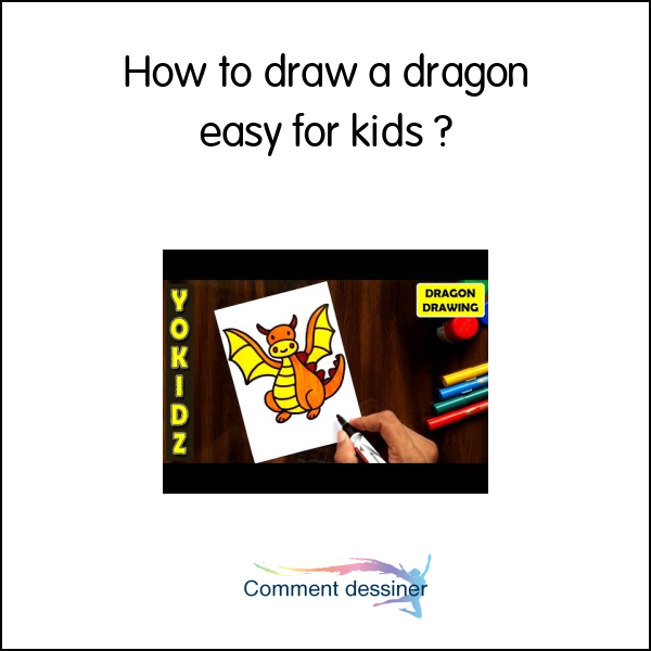 How to draw a dragon easy for kids